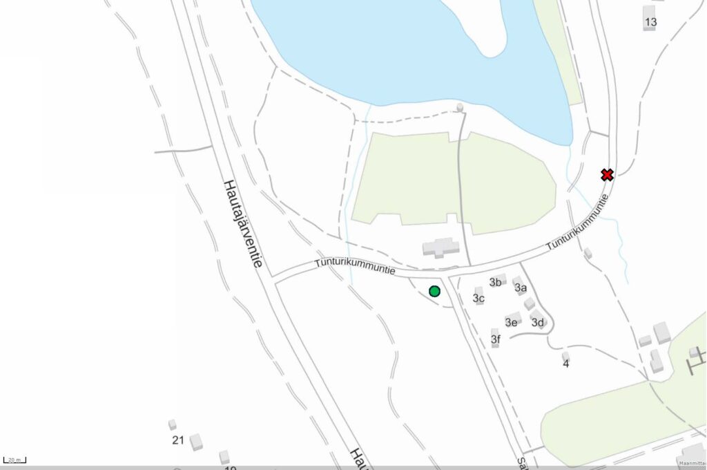 Karttakuva Sallatunturista